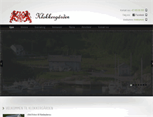 Tablet Screenshot of klokkergaarden.no